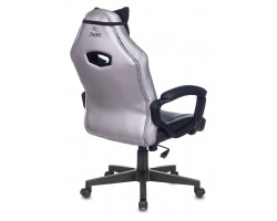 Кресло игровое Zombie HERO QUEEN черный/белый эко.кожа с подголов. крестовина пластик-foto4