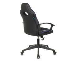 Кресло игровое Zombie VIKING-11 черный/синий текстиль/эко.кожа крестовина пластик-foto4