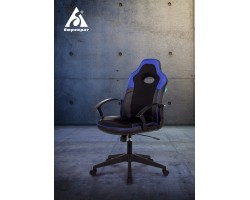 Кресло игровое Zombie VIKING-11 черный/синий текстиль/эко.кожа крестовина пластик-foto5