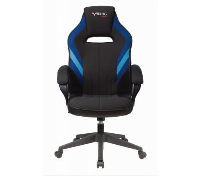 Кресло игровое Zombie VIKING 3 AERO черный/синий текстиль/эко.кожа крестовина пластик