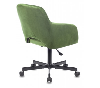 Кресло Бюрократ CH-380M фисташковый Italia 12 крестовина металл черный