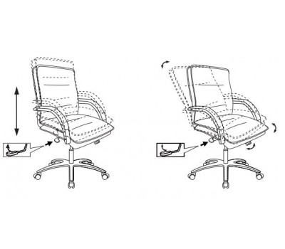 Кресло руководителя Бюрократ T-9927SL-LOW черный кожа низк.спин. крестовина металл хром