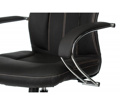 Кресло руководителя Бюрократ CH-608SL/ECO черный эко.кожа крестовина металл хром