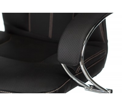 Кресло руководителя Бюрократ CH-608SL/ECO черный эко.кожа крестовина металл хром