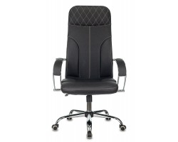 Кресло руководителя Бюрократ CH-608SL/ECO черный эко.кожа крестовина металл хром-foto2