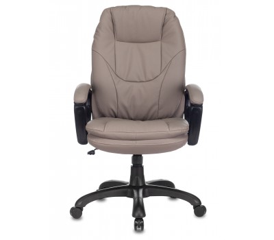 Кресло руководителя Бюрократ CH-868N серый эко.кожа крестовина пластик