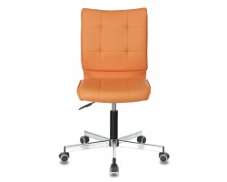 Кресло Бюрократ CH-330M оранжевый Orion-20 эко.кожа крестовина металл хром-foto2