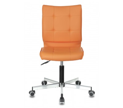 Кресло Бюрократ CH-330M оранжевый Orion-20 эко.кожа крестовина металл хром