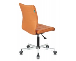 Кресло Бюрократ CH-330M оранжевый Orion-20 эко.кожа крестовина металл хром-foto4