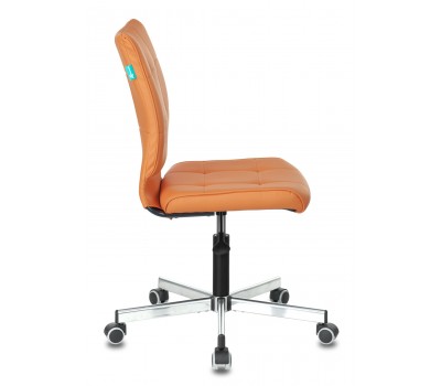 Кресло Бюрократ CH-330M оранжевый Orion-20 эко.кожа крестовина металл хром