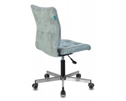 Кресло Бюрократ CH-330M серо-голубой Light-28 крестовина металл хром-foto4