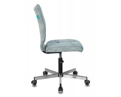 Кресло Бюрократ CH-330M серо-голубой Light-28 крестовина металл хром-foto3