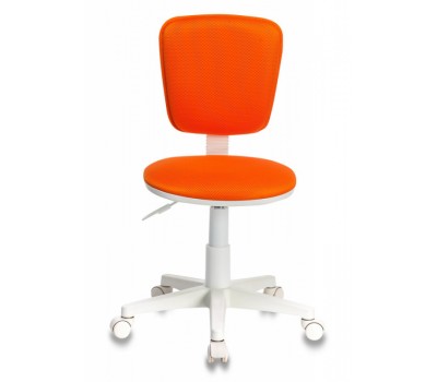 Кресло детское Бюрократ CH-W204NX оранжевый TW-96-1 крестовина пластик пластик белый