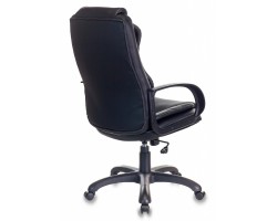 Кресло руководителя Бюрократ CH-839 черный Leather Black эко.кожа крестовина пластик-foto4