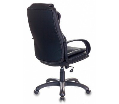 Кресло руководителя Бюрократ CH-839 черный Leather Black эко.кожа крестовина пластик