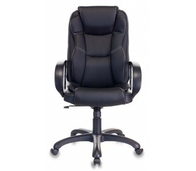 Кресло руководителя Бюрократ CH-839 черный Leather Black эко.кожа крестовина пластик