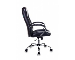 Кресло руководителя Бюрократ T-898SL черный Leather Venge Black эко.кожа крестовина металл хром-foto3