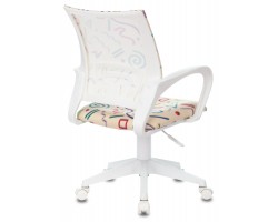 Кресло детское Бюрократ KD-W4 песочный Sticks 02 крестовина пластик белый пластик белый-foto4