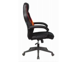 Кресло игровое Zombie VIKING 3 AERO черный/красный текстиль/эко.кожа крестовина пластик-foto3