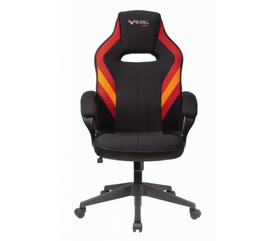 Кресло игровое Zombie VIKING 3 AERO черный/красный текстиль/эко.кожа крестовина пластик