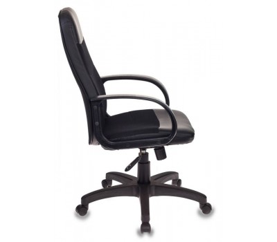 Кресло руководителя Бюрократ CH-808AXSN черный текстиль/эко.кожа крестовина пластик
