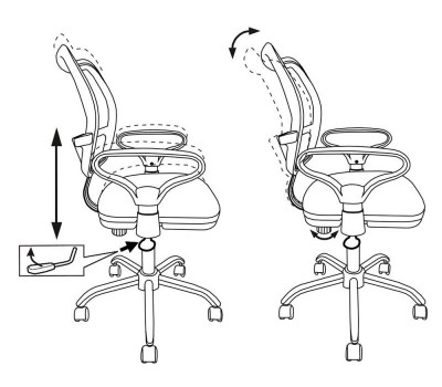 Кресло Бюрократ CH-799SL темно-серый TW-04 TW-12 сетка/ткань крестовина металл хром