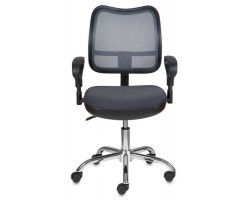 Кресло Бюрократ CH-799SL темно-серый TW-04 TW-12 сетка/ткань крестовина металл хром-foto2
