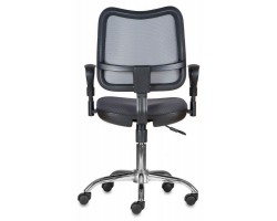 Кресло Бюрократ CH-799SL темно-серый TW-04 TW-12 сетка/ткань крестовина металл хром-foto3