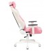 Кресло игровое Zombie EPIC PRO Fabric белый/розовый с подголов. крестовина пластик пластик белый