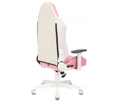 Кресло игровое Zombie EPIC PRO Fabric белый/розовый с подголов. крестовина пластик пластик белый