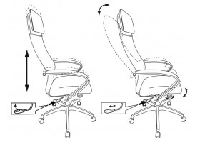 Кресло руководителя Бюрократ CH-608 черный TW-01 сиденье черный TW-11 эко.кожа/сетка с подголов. крестовина пластик-foto7