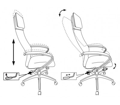 Кресло руководителя Бюрократ CH-608 черный TW-01 сиденье черный TW-11 эко.кожа/сетка с подголов. крестовина пластик