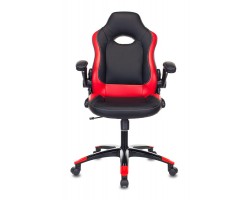 Кресло игровое Zombie VIKING-1N черный/красный эко.кожа крестовина пластик-foto2