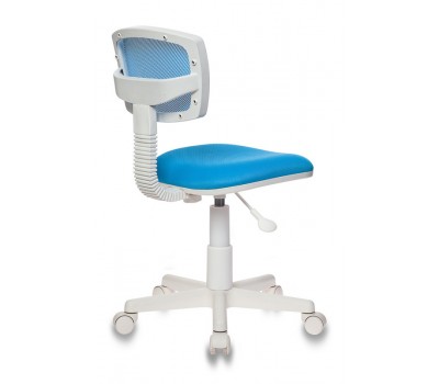 Кресло детское Бюрократ CH-W299 голубой TW-31 TW-55 крестовина пластик пластик белый