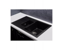 Кухонная мойка MODENA 1,5B1D BLACK METALLIC KUPPERSBERG-foto2