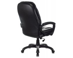 Кресло руководителя Бюрократ CH-868N черный Leather Venge Black эко.кожа крестовина пластик-foto4