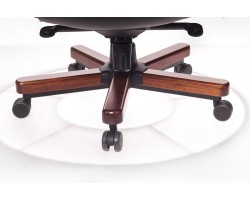 Кресло руководителя Бюрократ T-9923WALNUT черный кожа крестовина металл/дерево-foto6