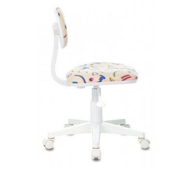 Кресло детское Бюрократ CH-W201NX песочный Sticks 02 крестовина пластик пластик белый