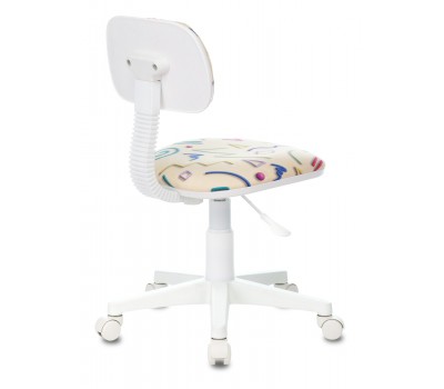 Кресло детское Бюрократ CH-W201NX песочный Sticks 02 крестовина пластик пластик белый