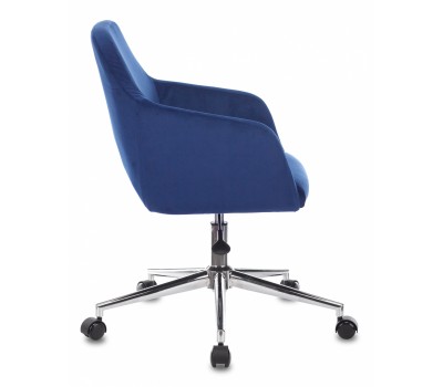 Кресло Бюрократ CH-380SL сапфировый Italia 17 крестовина металл хром