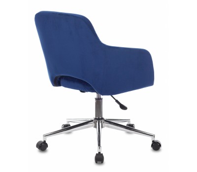 Кресло Бюрократ CH-380SL сапфировый Italia 17 крестовина металл хром