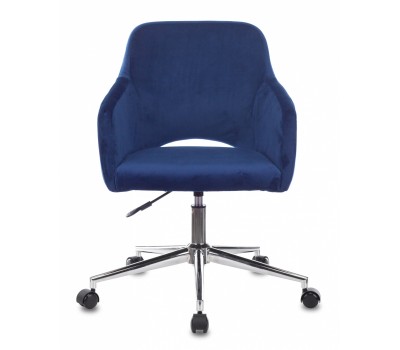 Кресло Бюрократ CH-380SL сапфировый Italia 17 крестовина металл хром