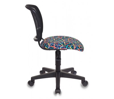 Кресло детское Бюрократ CH-296NX черный карандаши крестовина пластик