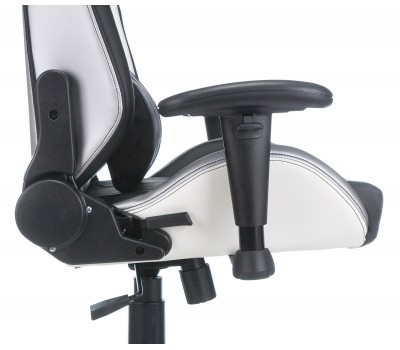 Кресло игровое Zombie HERO QUEEN PRO черный/белый эко.кожа с подголов. крестовина пластик Кресло игровое Zombie HERO QUEEN PRO черный/белый эко.кожа с подголов. крестовина пластик