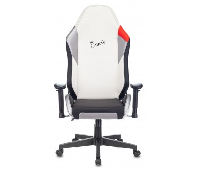 Кресло игровое Zombie HERO QUEEN PRO черный/белый эко.кожа с подголов. крестовина пластик Кресло игровое Zombie HERO QUEEN PRO черный/белый эко.кожа с подголов. крестовина пластик