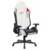 Кресло игровое Zombie HERO QUEEN PRO черный/белый эко.кожа с подголов. крестовина пластик