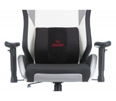 Кресло игровое Zombie HERO QUEEN PRO черный/белый эко.кожа с подголов. крестовина пластик Кресло игровое Zombie HERO QUEEN PRO черный/белый эко.кожа с подголов. крестовина пластик