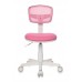 Кресло детское Бюрократ CH-W299 розовый TW-06A TW-13A сетка/ткань крестовина пластик пластик белый