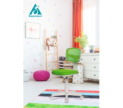 Кресло детское Бюрократ CH-W299 розовый TW-06A TW-13A сетка/ткань крестовина пластик пластик белый
