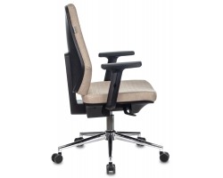 Кресло Бюрократ CH-545SL бежевый 38-402 крестовина металл хром-foto3